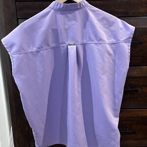 FIGS Lilac Dawn MP Zamora High Waisted Bottoms, small Rafaela top